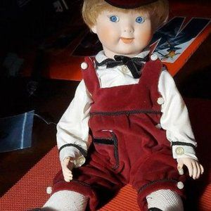 Kenneth Shader porcelain doll - Dutch Boy 15" COA - 1983